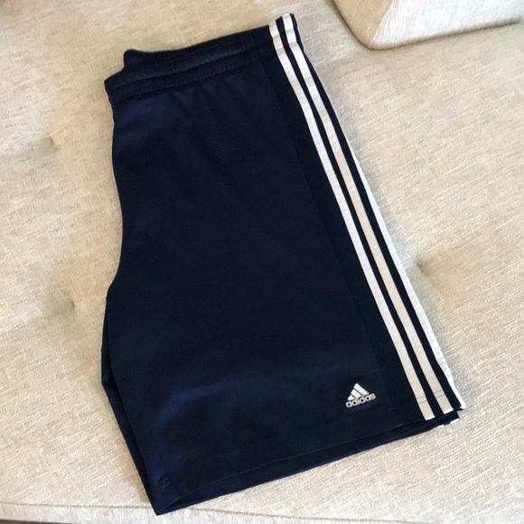 Adidas Navy Blue Athletic Shorts - Picture 12 of 14